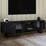 Hanah Home Soporte para TV Ravello Negro y Mármol